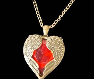 Sumni Angel Wing Heart Necklace